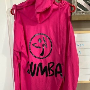 Zumba Peekaboo Shoulder Top